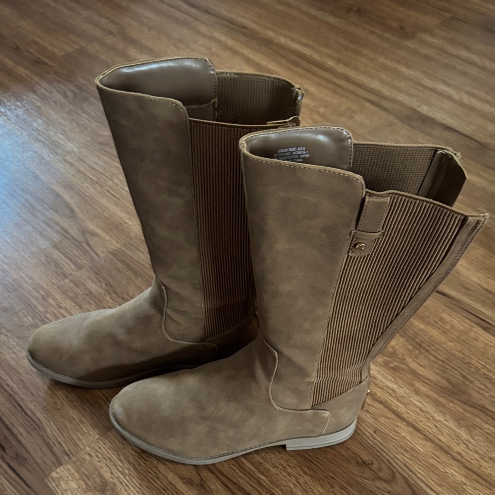 Kenneth Cole Tan Knee-High Boots